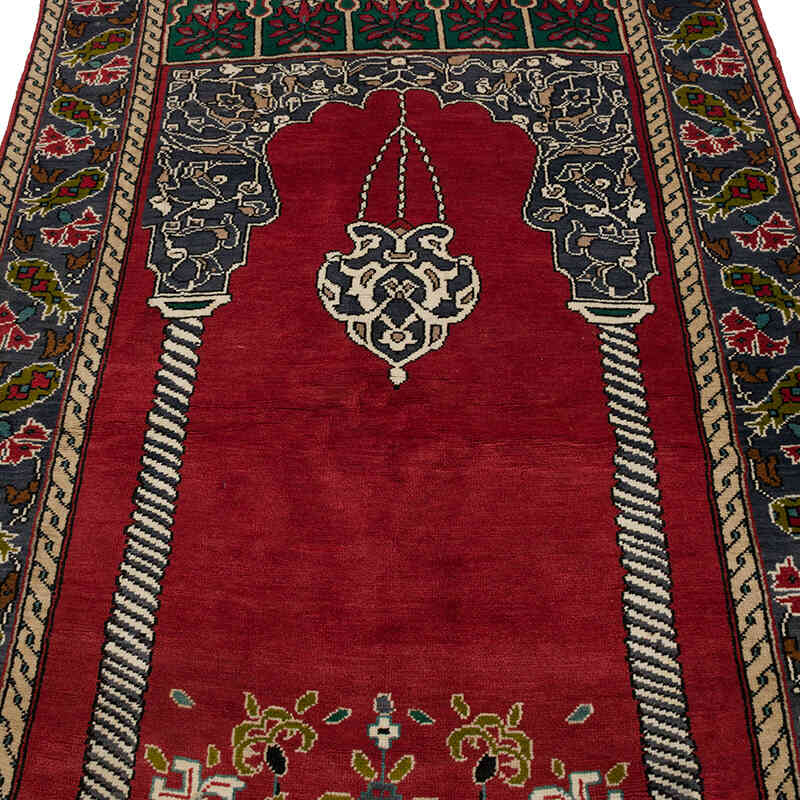 Vintage Turkish Hand-Knotted Rug - 4' 2" x 6' 10" (50" x 82") - K0069357