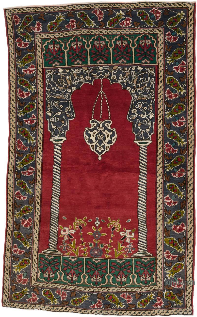 Vintage Turkish Hand-Knotted Rug - 4' 2" x 6' 10" (50" x 82") - K0069357