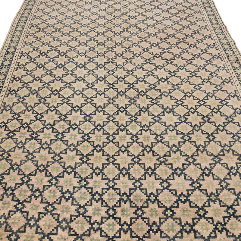Vintage Turkish Hand-Knotted Rug - 5' 1" x 11' 7" (61" x 139") - K0069359