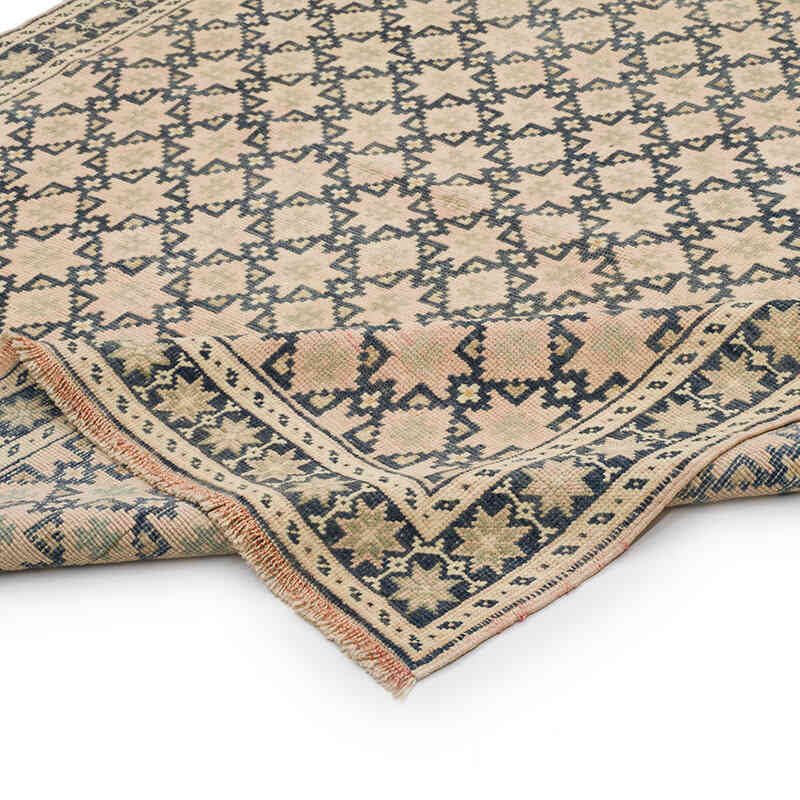 Vintage Turkish Hand-Knotted Rug - 5' 1" x 11' 7" (61" x 139") - K0069359