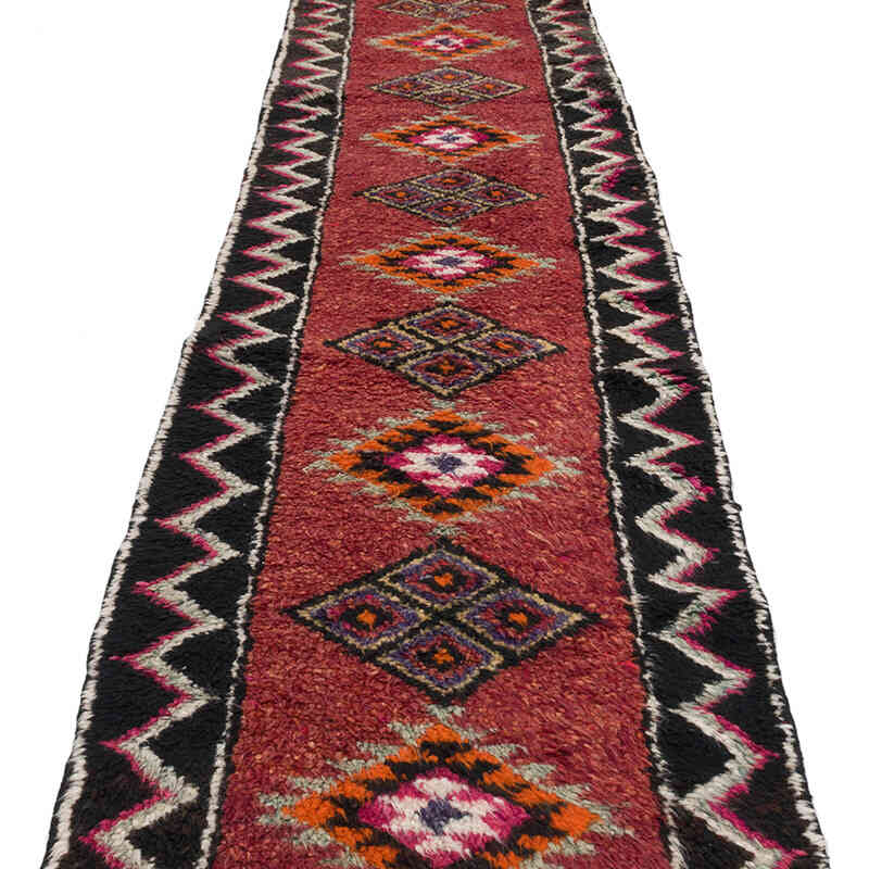 Vintage Tribal Runner Rug - 2' 7" x 12' 5" (31" x 149") - K0069365