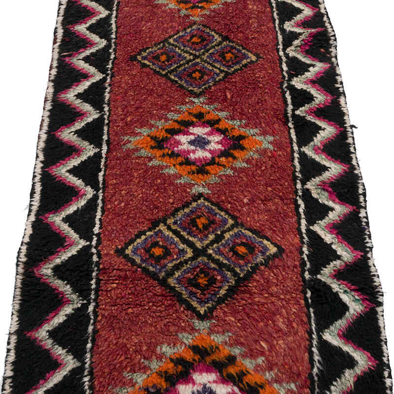 Vintage Tribal Runner Rug - 2' 7" x 12' 5" (31" x 149") - K0069365