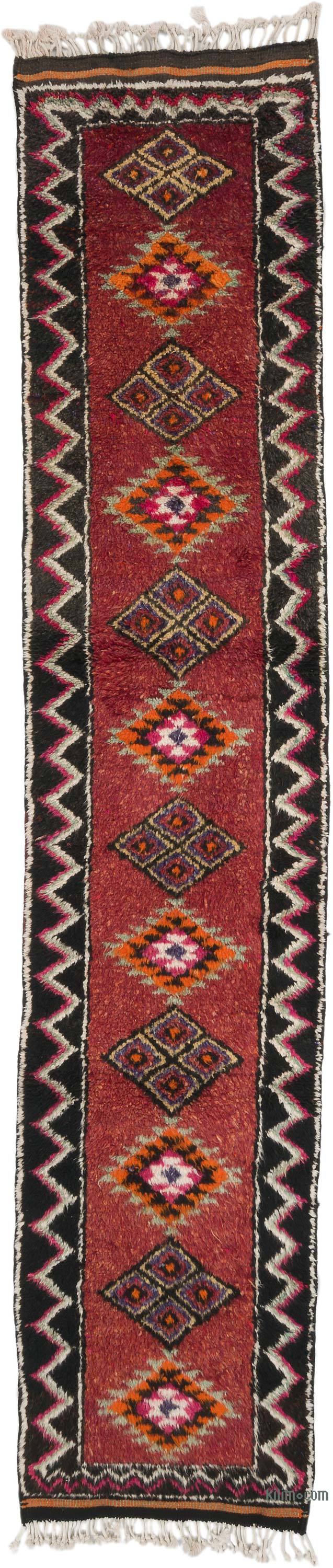 Vintage Tribal Runner Rug - 2' 7" x 12' 5" (31" x 149") - K0069365
