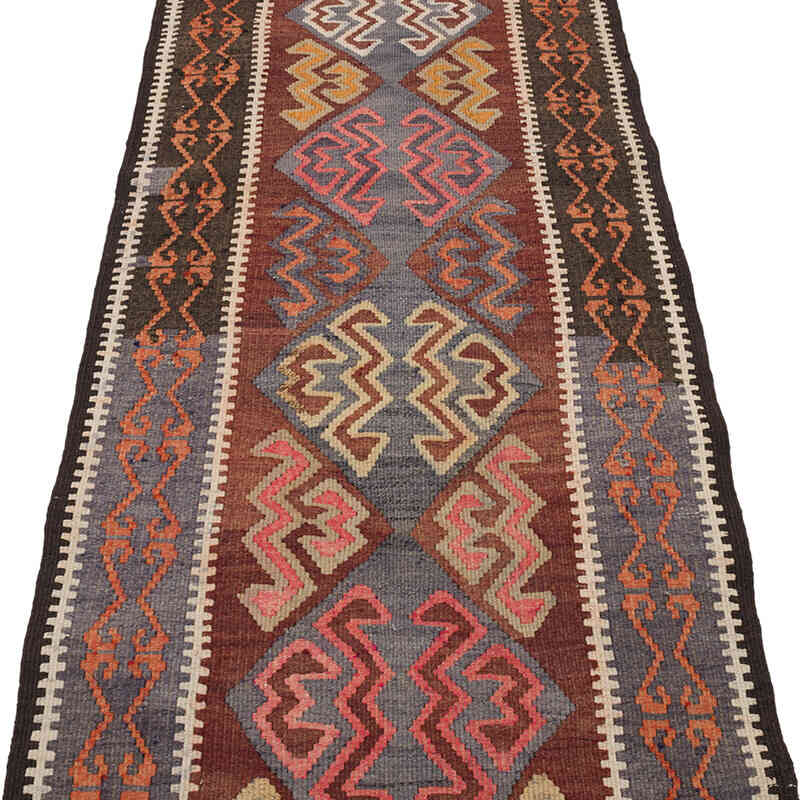 Vintage Anadolu Kilim Yolluk - 84 cm x 378 cm - K0069367