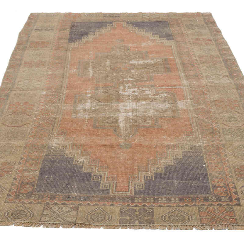 Alfombra Vintage Turca Anudada a Mano - 112 cm x 184 cm - K0069369