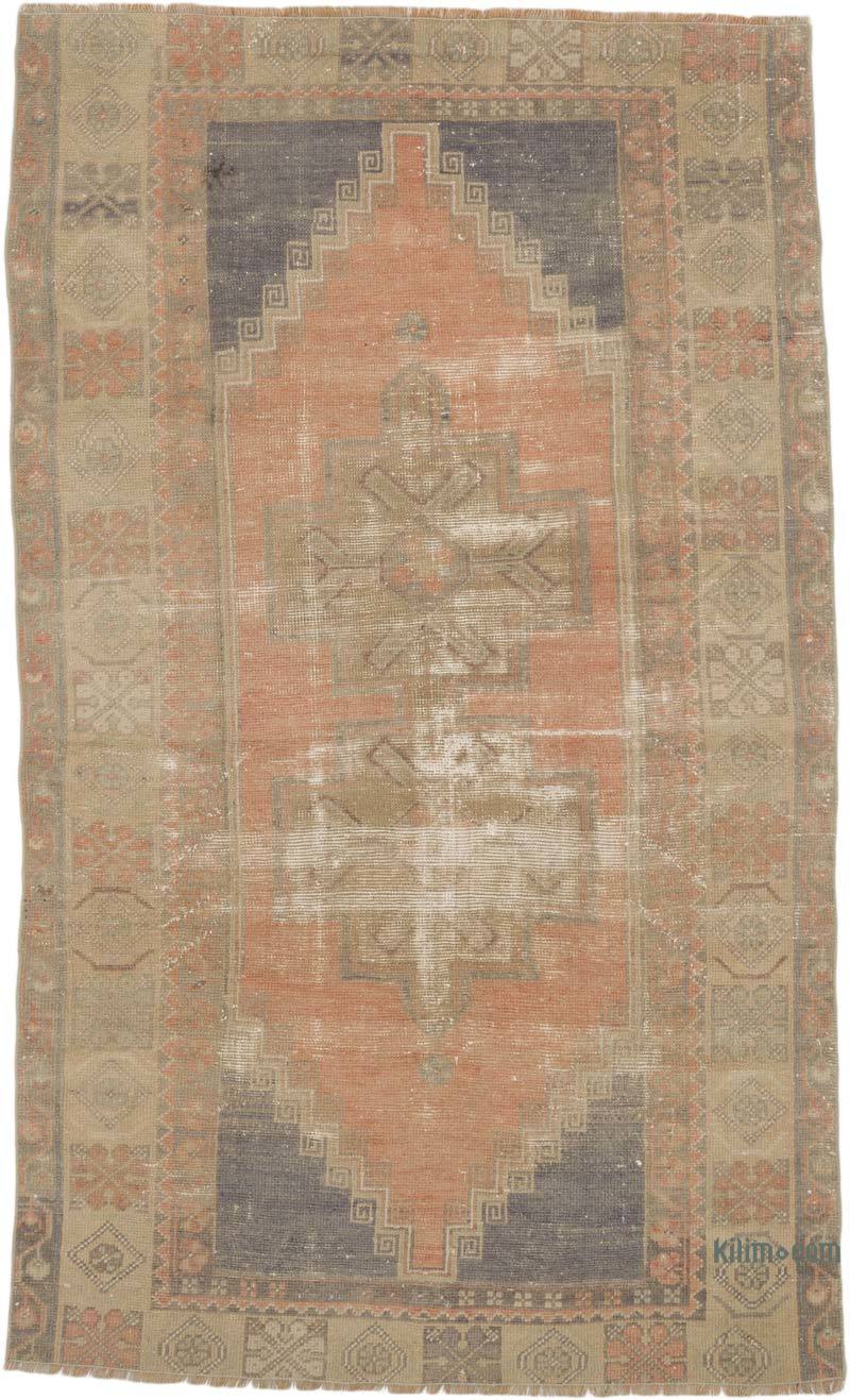 Alfombra Vintage Turca Anudada a Mano - 112 cm x 184 cm - K0069369
