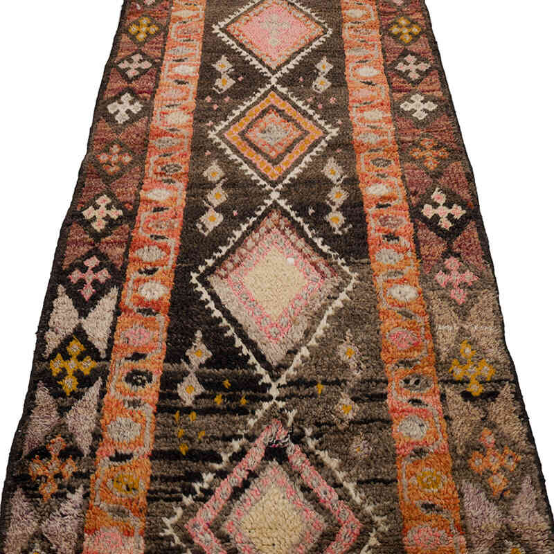 Vintage Tribal Runner Rug - 2' 11" x 12' 11" (35" x 155") - K0069372