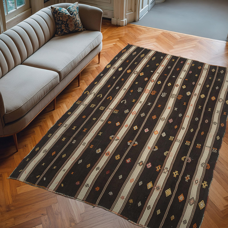Vintage Anadolu Kilim - 202 cm x 297 cm - K0069373