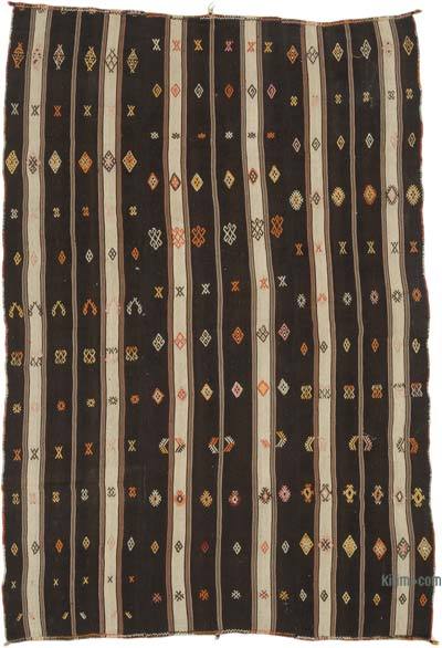 Vintage Anatolian Kilim Rug - 6' 8" x 9' 9" (80" x 117")