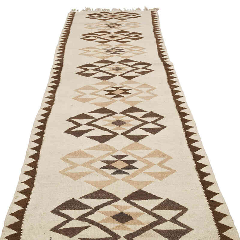 Vintage Anadolu Kilim Yolluk - 100 cm x 326 cm - K0069375