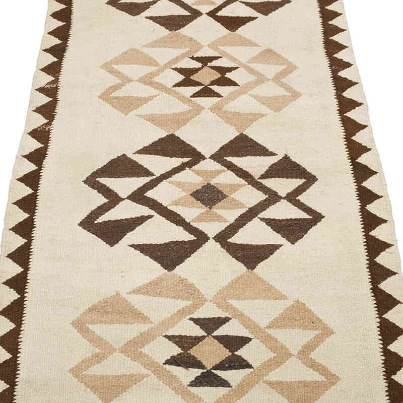 Vintage Anadolu Kilim Yolluk - 100 cm x 326 cm - K0069375