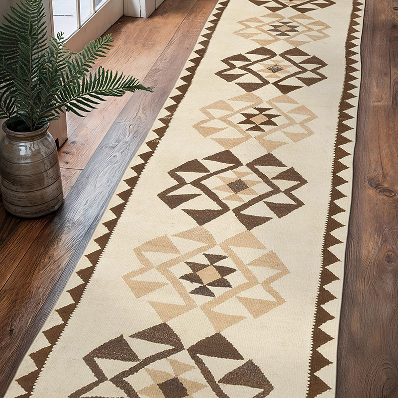 Vintage Anadolu Kilim Yolluk - 100 cm x 326 cm - K0069375