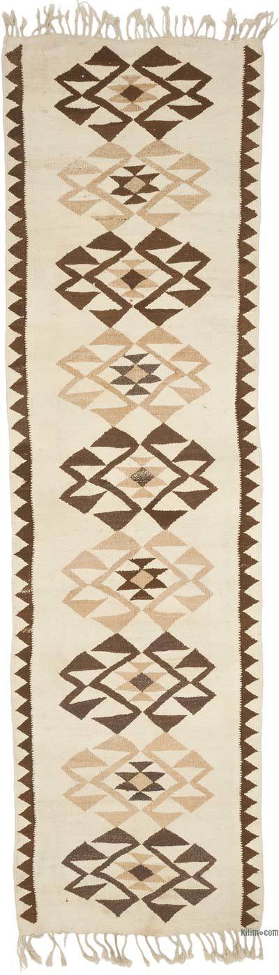 Vintage Anadolu Kilim Yolluk - 100 cm x 326 cm