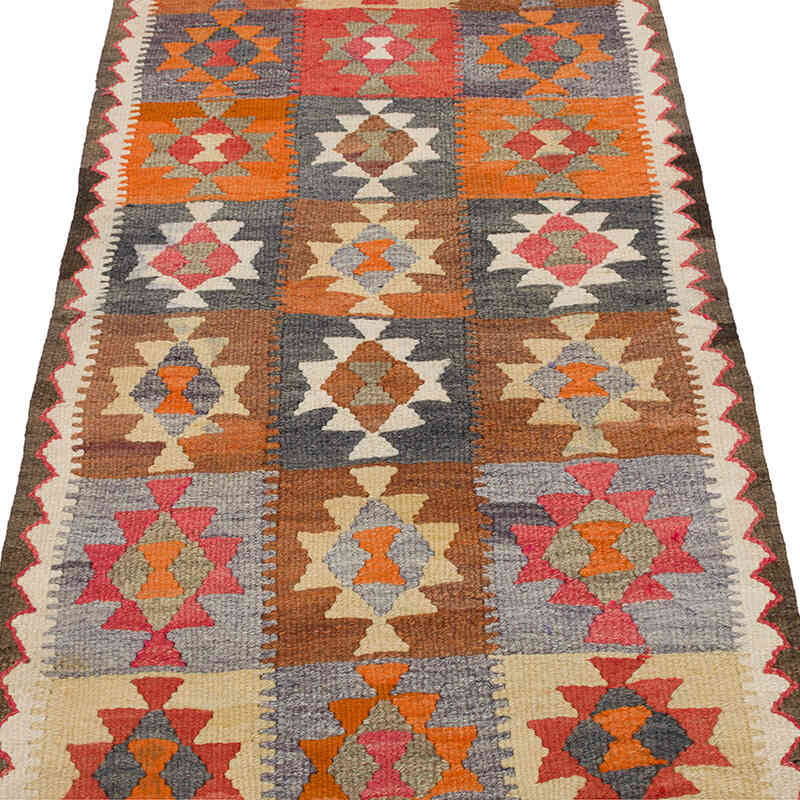 Vintage Anadolu Kilim Yolluk - 90 cm x 270 cm - K0069382