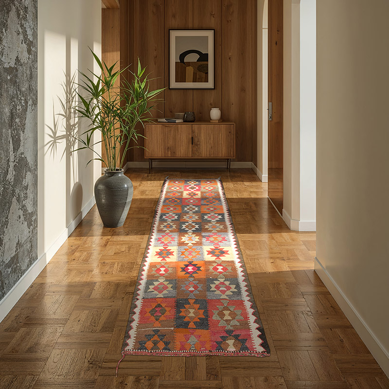 Vintage Anadolu Kilim Yolluk - 90 cm x 270 cm - K0069382