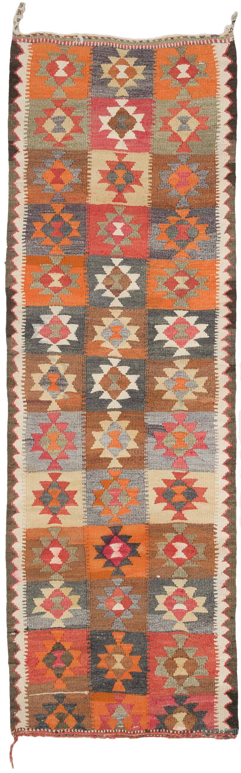 Vintage Anadolu Kilim Yolluk - 90 cm x 270 cm - K0069382