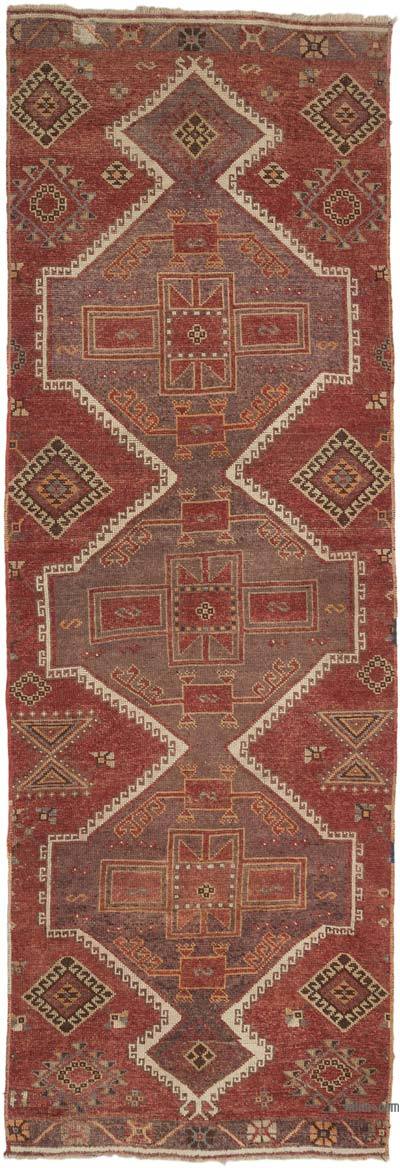 Vintage Turkish Hand-Knotted Rug - 3' 10" x 11' 5" (46" x 137")