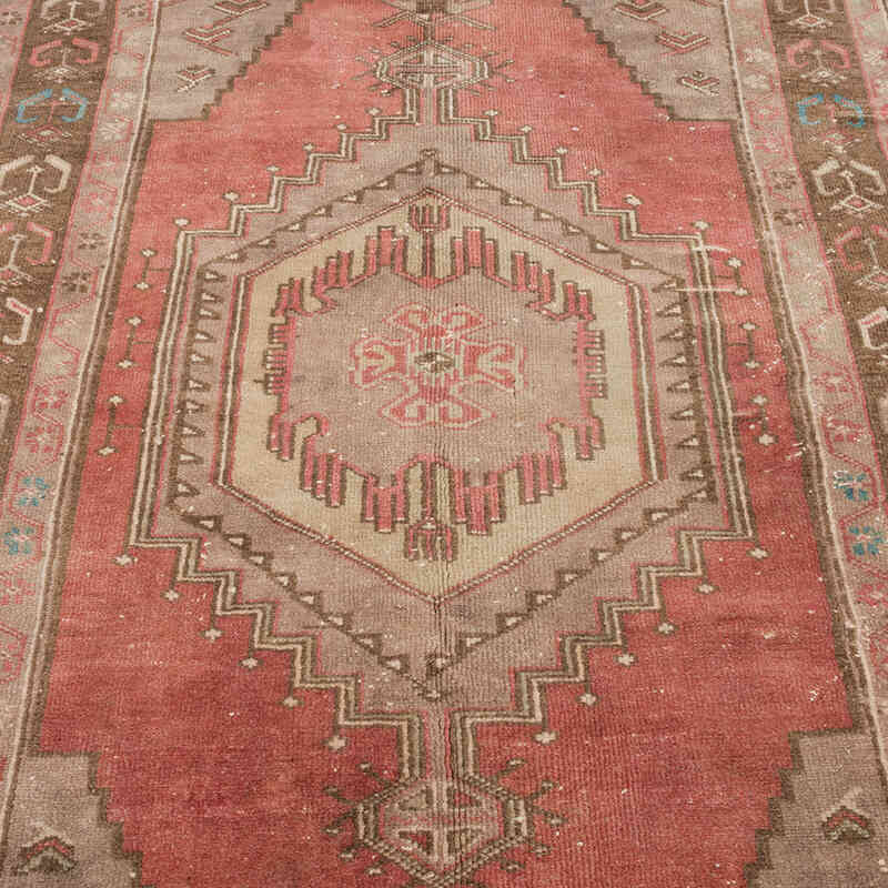 Alfombra Vintage Turca Anudada a Mano - 135 cm x 267 cm - K0069385