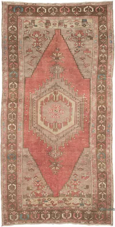 Vintage Turkish Hand-Knotted Rug - 4' 5" x 8' 9" (53" x 105")
