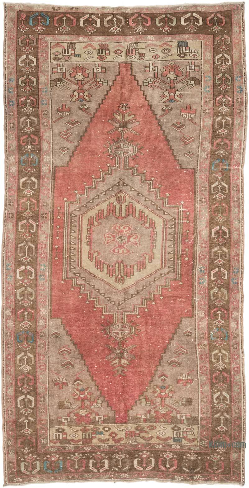 Alfombra Vintage Turca Anudada a Mano - 135 cm x 267 cm - K0069385