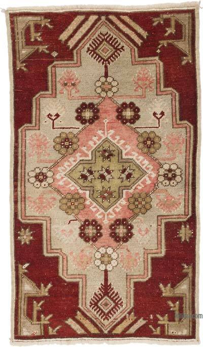 Vintage Turkish Hand-Knotted Rug - 2' 7" x 4' 4" (31" x 52")
