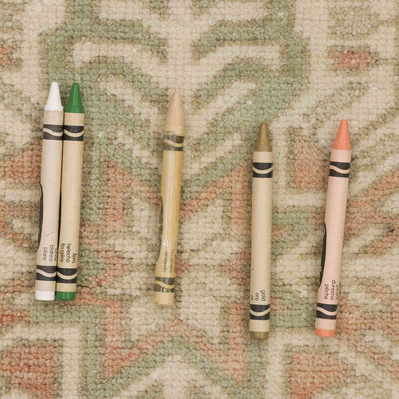 El Dokuma Vintage Halı - 52 cm x 89 cm - K0069391