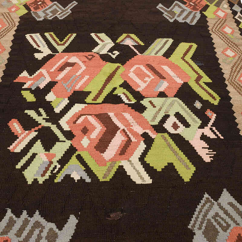 Vintage Bardiz Kilim Rug - 6' 6" x 8' 5" (78" x 101") - K0069399