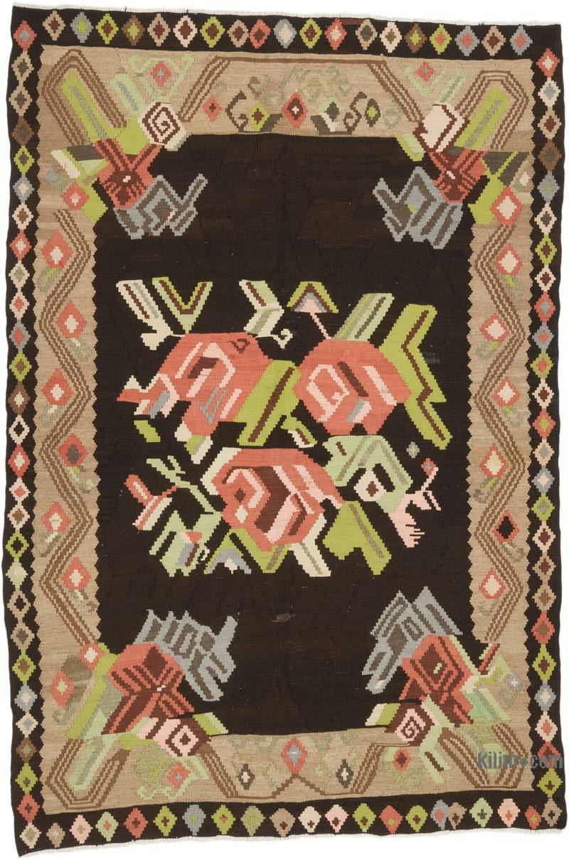 Vintage Bardiz Kilim Rug - 6' 6" x 8' 5" (78" x 101") - K0069399
