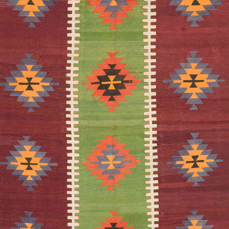 Alfombra Vintage Manisa Kilim - 184 cm x 374 cm - K0069405