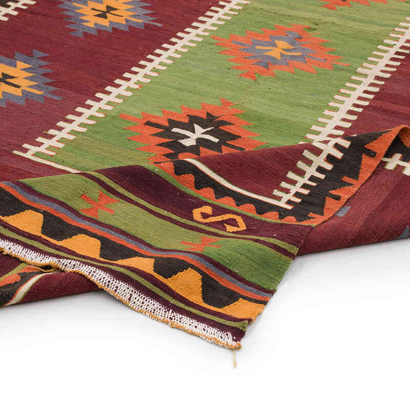 Alfombra Vintage Manisa Kilim - 184 cm x 374 cm - K0069405