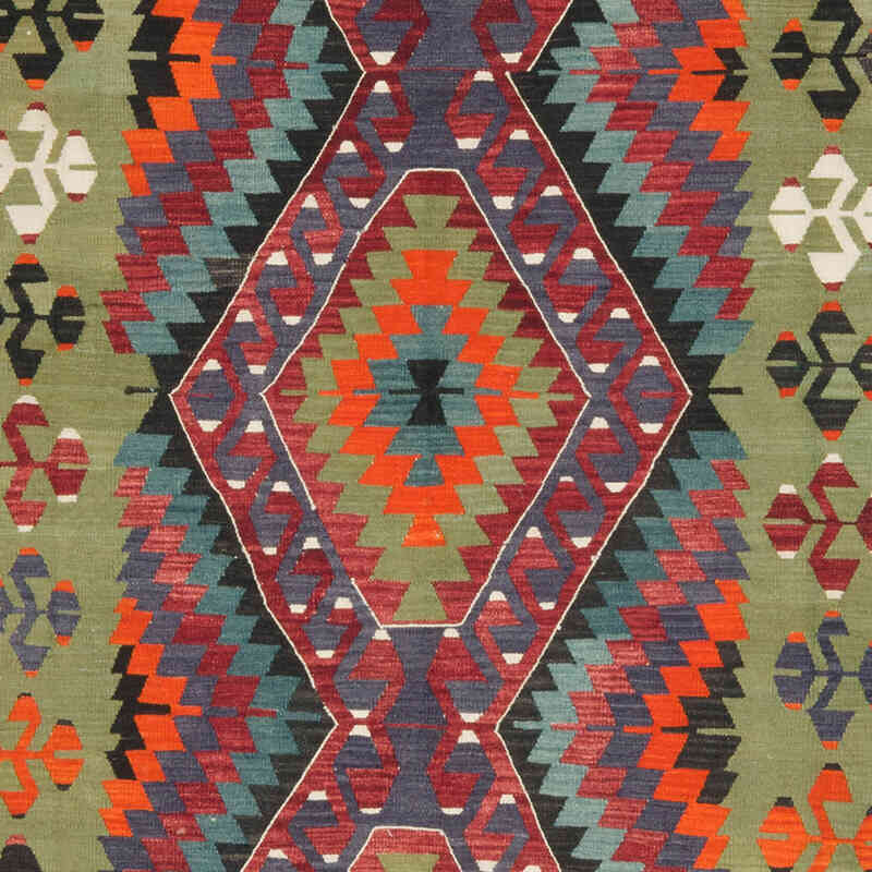 Alfombra Vintage Denizli Kilim - 183 cm x 338 cm - K0069409