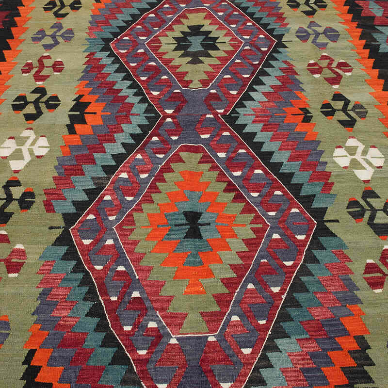 Alfombra Vintage Denizli Kilim - 183 cm x 338 cm - K0069409