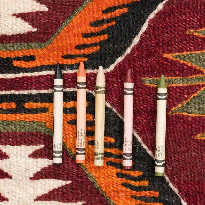 Vintage Mut Kilim Rug - 4' 9" x 8' 5" (57" x 101") - K0069410