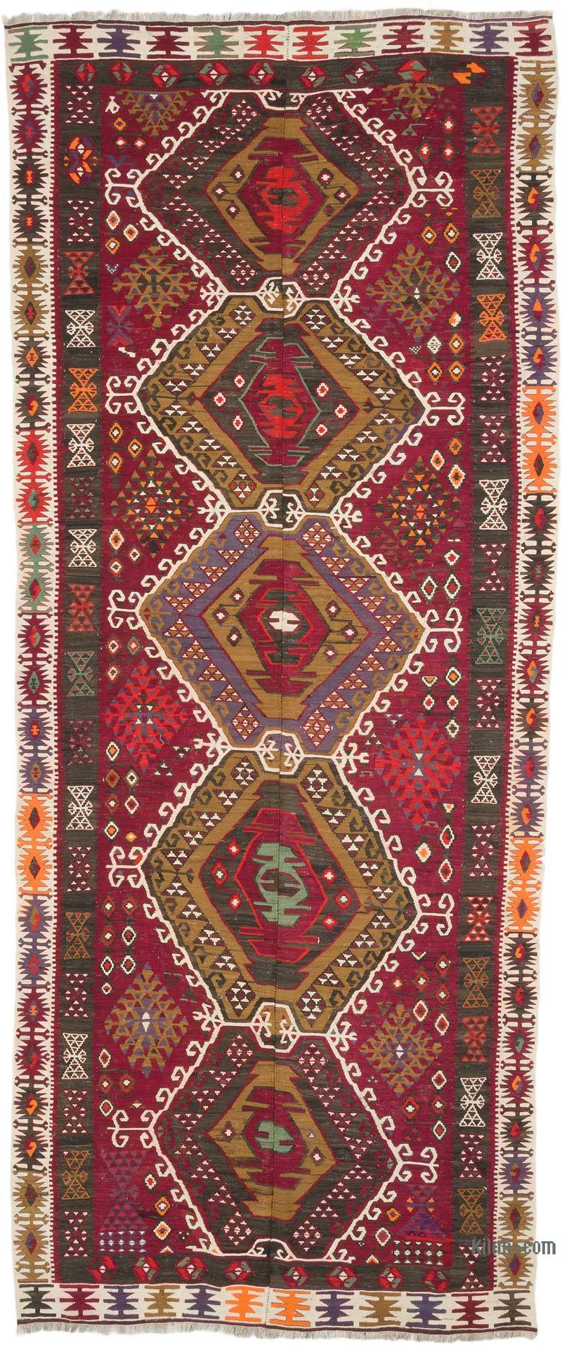 Alfombra Kayseri Kilim Vintage - 152 cm x 363 cm - K0069419
