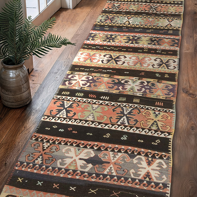 Corredor Vintage Malatya Kilim - 87 cm x 331 cm - K0069429