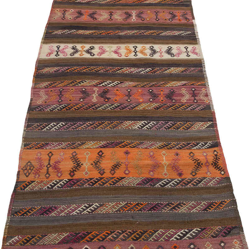 Vintage Malatya Kilim Runner - 2' 7" x 10' 9" (31" x 129") - K0069430