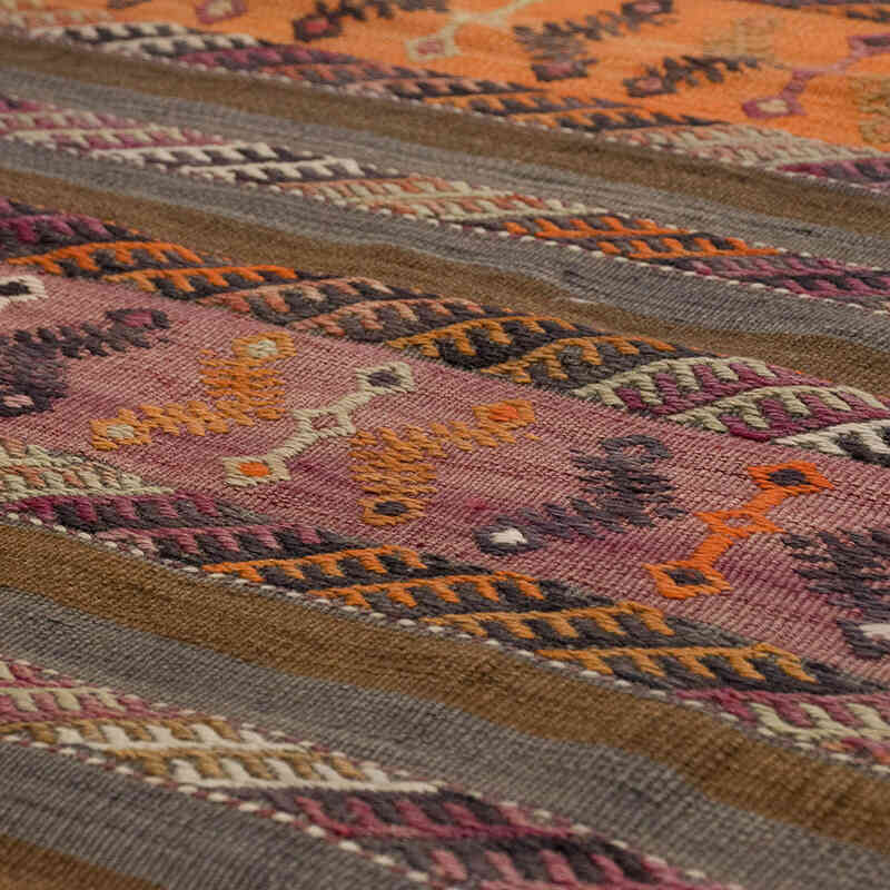 Vintage Malatya Kilim Runner - 2' 7" x 10' 9" (31" x 129") - K0069430