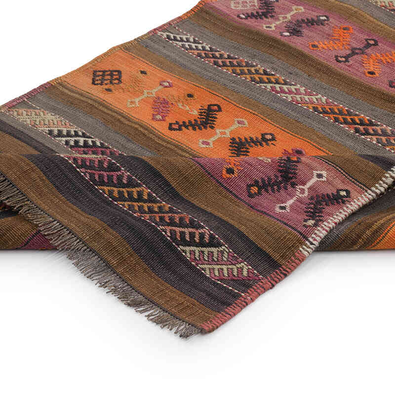 Vintage Malatya Kilim Runner - 2' 7" x 10' 9" (31" x 129") - K0069430