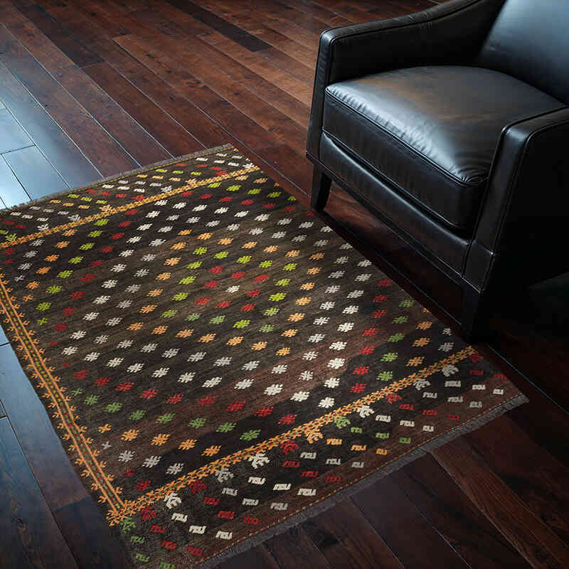 Balıkesir Kilimi - 124 cm x 130 cm - K0069447