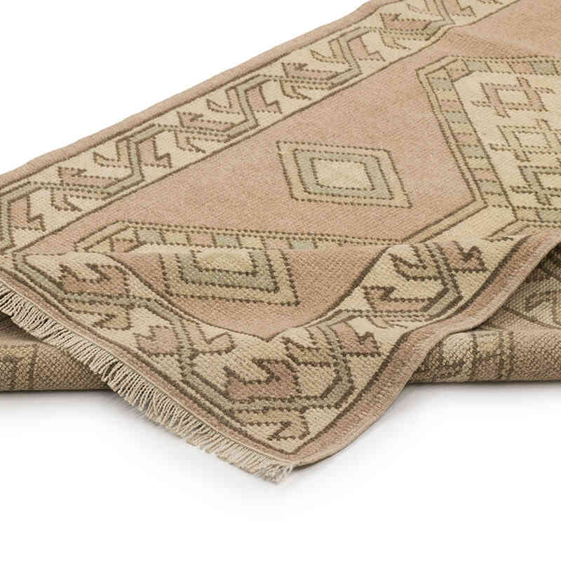 Vintage Turkish Hand-Knotted Runner - 2' 8" x 10' 9" (32" x 129") - K0069456