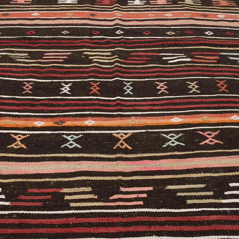 Vintage Anatolian Kilim Rug - 6' 1" x 10' 10" (73" x 130") - K0069467