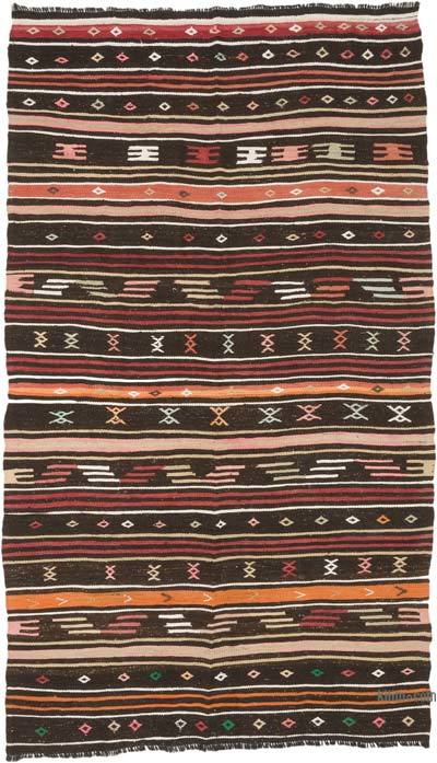 Vintage Anatolian Kilim Rug - 6' 1" x 10' 10" (73" x 130")