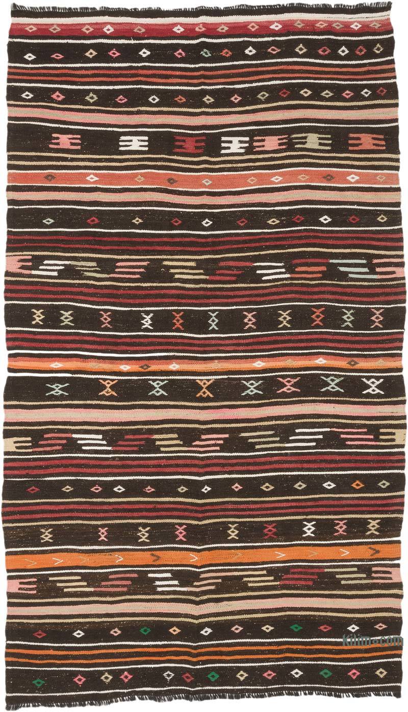 Vintage Anatolian Kilim Rug - 6' 1" x 10' 10" (73" x 130") - K0069467