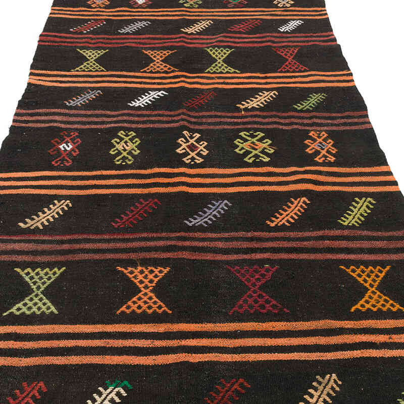 Vintage Anatolian Kilim Runner - 4' 4" x 13' 3" (52" x 159") - K0069478