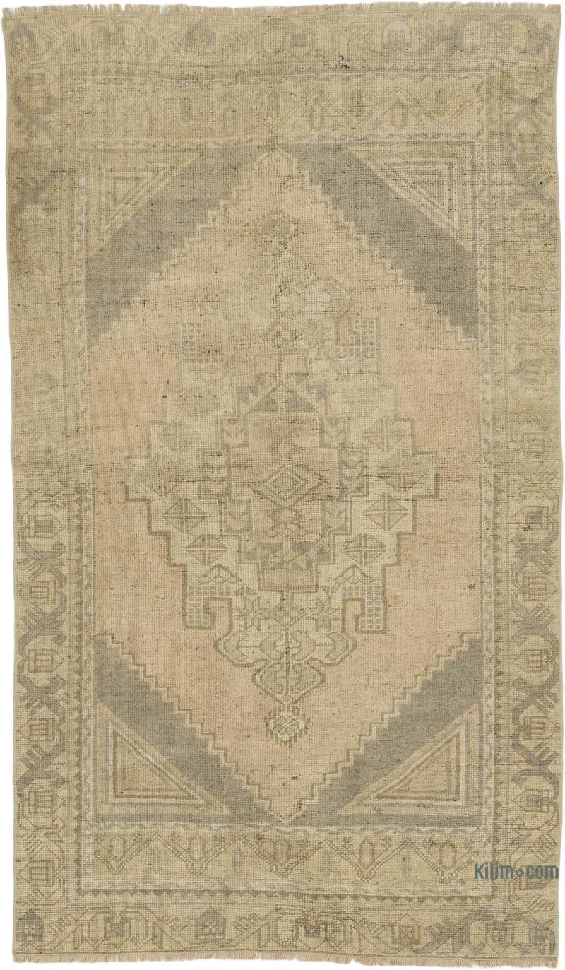 El Dokuma Vintage Halı - 117 cm x 200 cm - K0069487