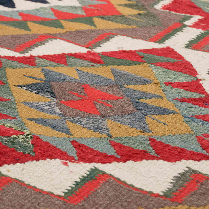 Vintage Tribal Kilim Runner - 3' 3" x 12' 2" (39" x 146") - K0069491