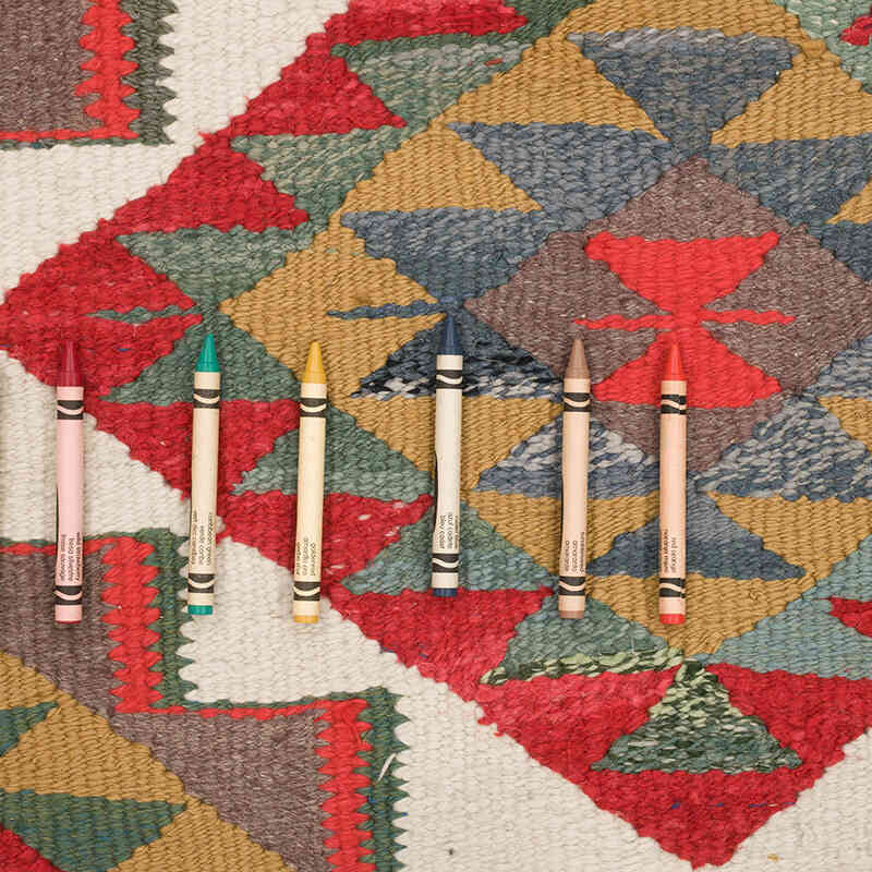 Vintage Tribal Kilim Runner - 3' 3" x 12' 2" (39" x 146") - K0069491