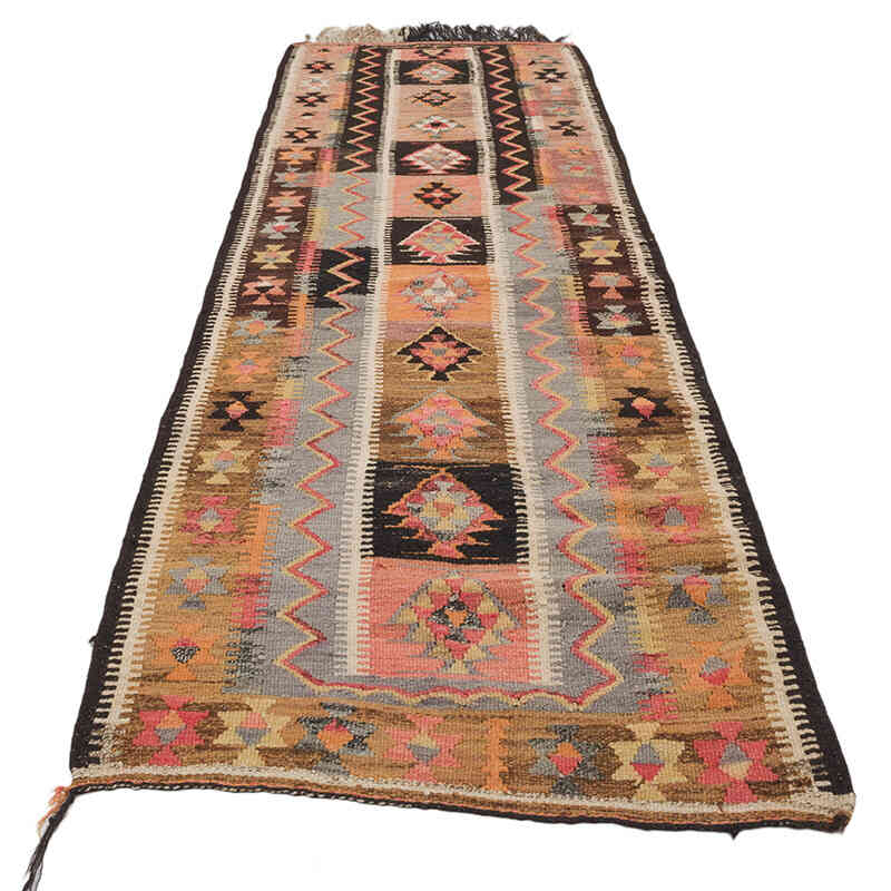 Vintage Anadolu Kilim Yolluk - 93 cm x 306 cm - K0069494
