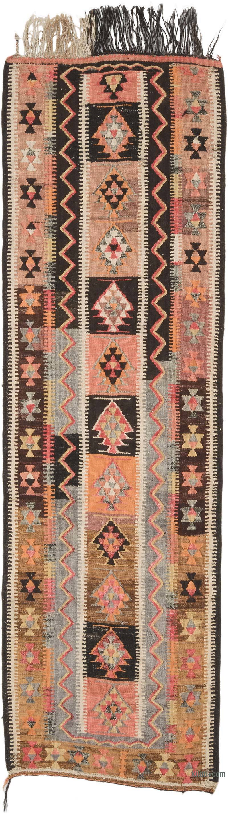 Vintage Anadolu Kilim Yolluk - 93 cm x 306 cm - K0069494