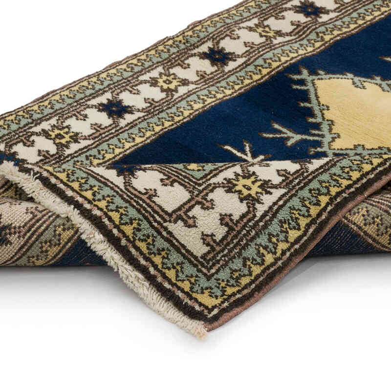 Alfombra Vintage Turca Anudada a Mano - 86 cm x 152 cm - K0069508